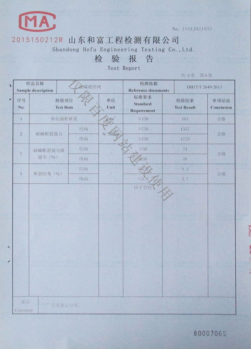 檢驗(yàn)報告第6頁